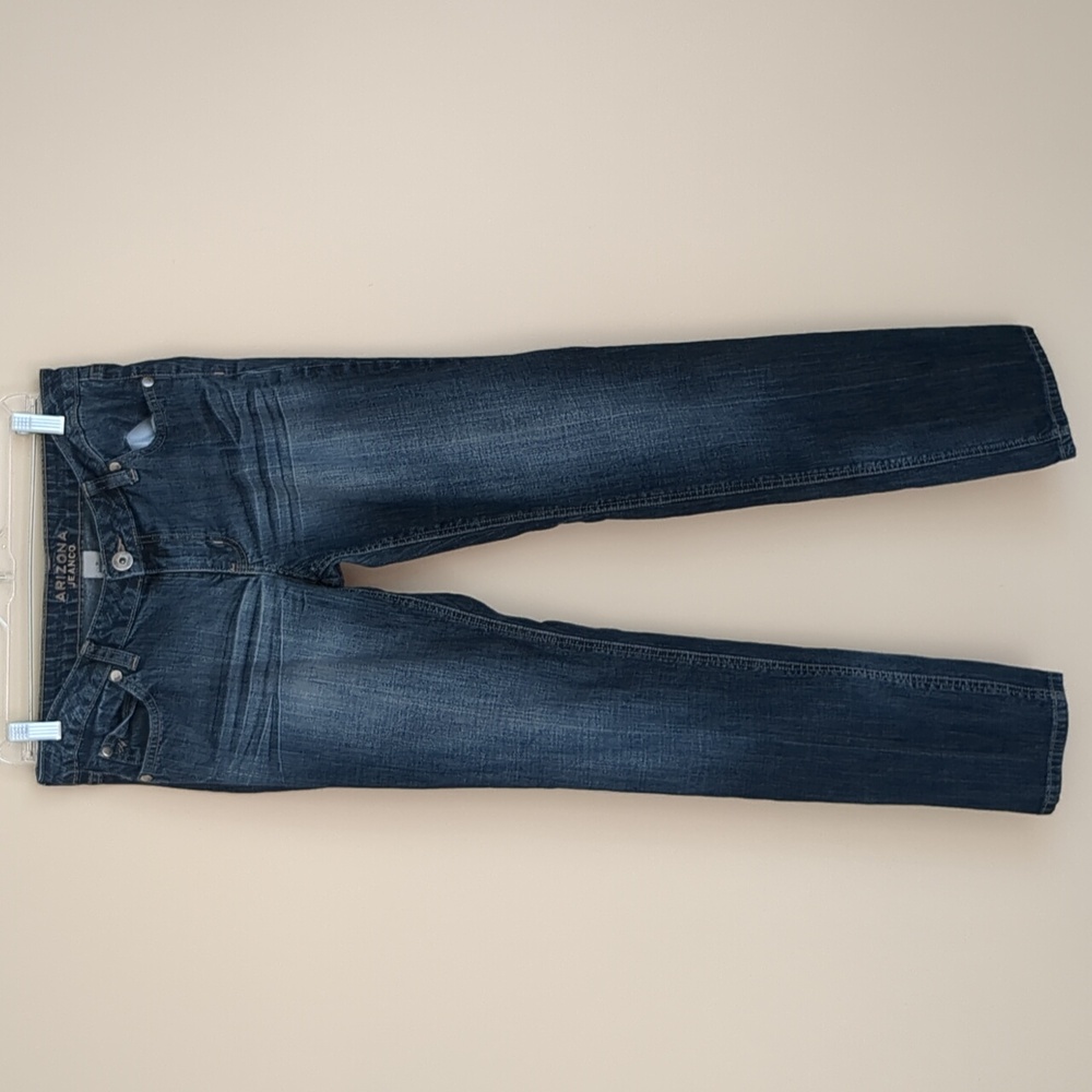 11 Average Arizona Jean Company Casual Factory Faded Denim Blue Jeans